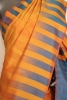 Thread Weave Contrast Handloom Soft Silk Saree-Slubs Weave